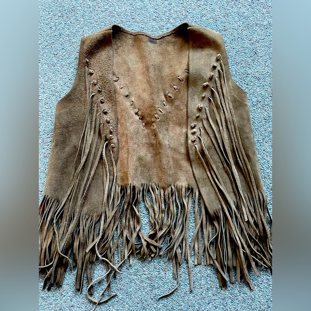 Vintage Suede Vest